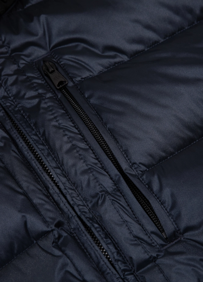 Kurtka zimowa męska Pit Bull Barles Ribstop granatowa