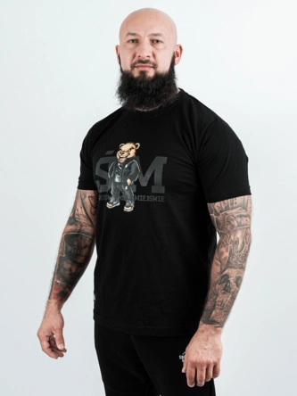 Koszulka męska t-shirt Środowisko Miejskie ŚM Bear czarna