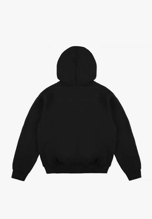 Bluza męska z kapturem oversize Prosto Brons czarna