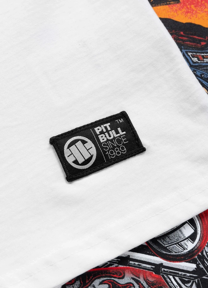 Koszulka męska T-Shirt Pit Bull Rebel Born biała