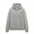 Bluza męska z kapturem half-zip Prosto Big Log Infinity szara