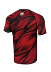Koszulka rashguard Pit Bull Shortsleeve Dot Camo 2 czerwona