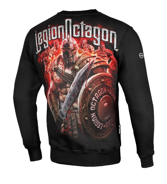 Bluza męska Octagon Legion crewneck czarna