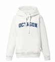 Bluza damska z kapturem Octagon Logo hoodie white