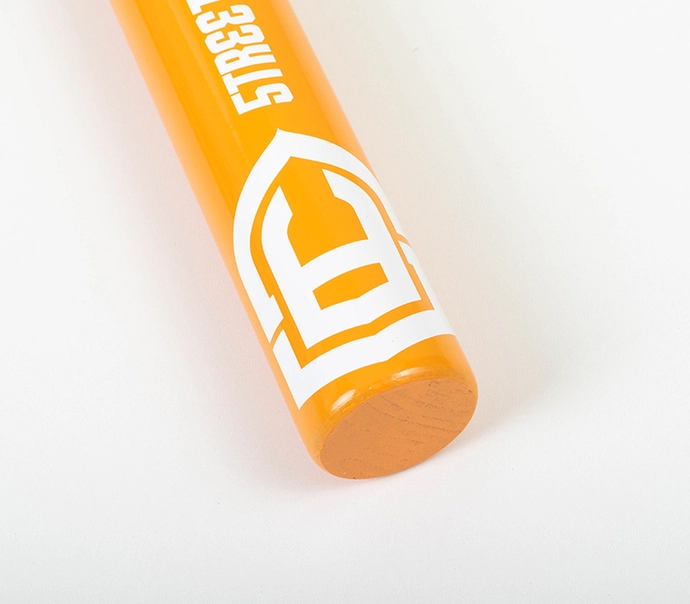 Kij bejsbolowy drewniany Street Autonomy WRITE pomarańczowy DRUGI GATUNEK