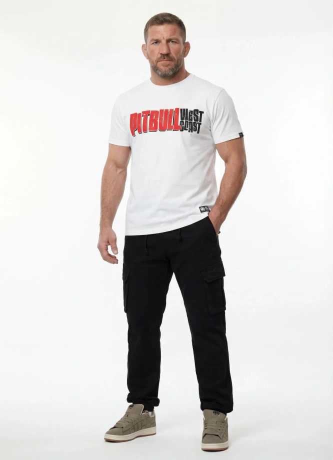 Koszulka męska T-Shirt Pit Bull Rebel Born biała