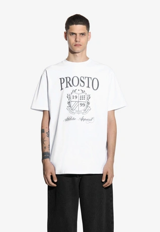 Koszulka męska t-shirt Prosto Plurt biała