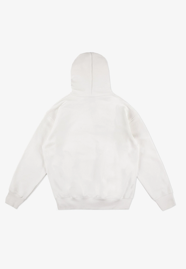 Bluza męska z kapturem oversize Prosto Clair kremowa