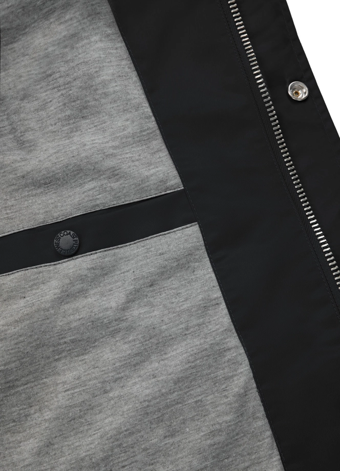 Kurtka męska przejściowa wiosenna Pit Bull Tyrian 2 Varsity Jacket 25 czarna