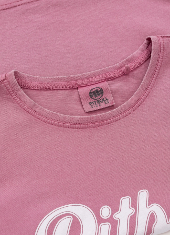 Koszulka damska T-shirt Pit Bull Angel Logo różowa