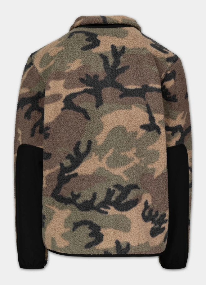 Bluza męska polarowa rozpinana Pit Bull Joyner woodland camo