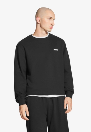Bluza męska Prosto Infinity Logo crewneck czarna