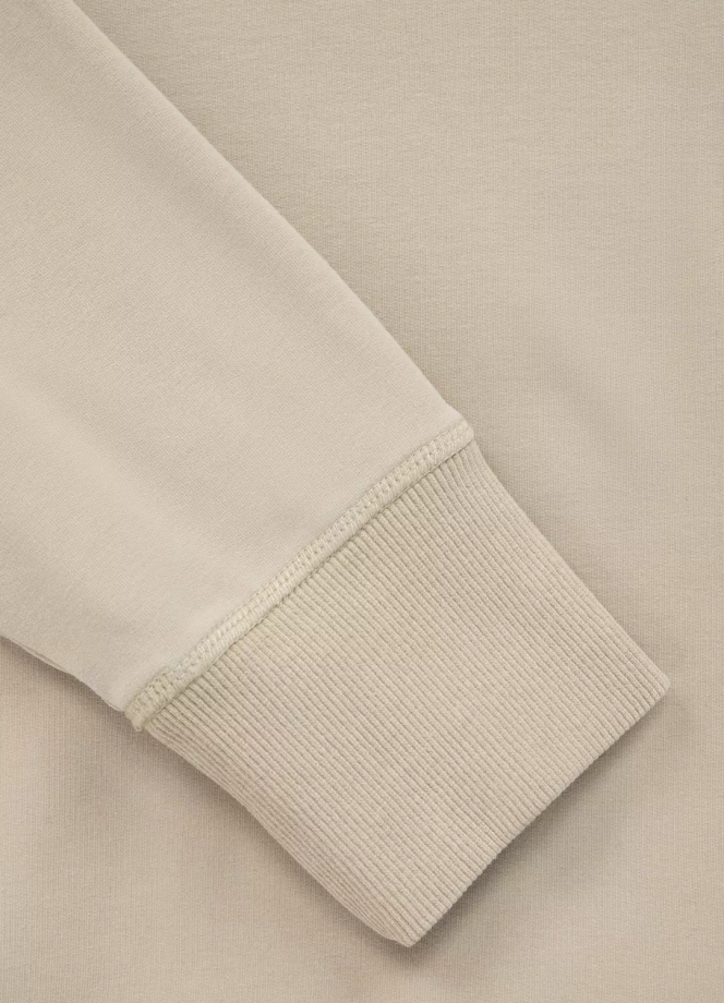 Bluza męska bez kaptura Pitbull Albion Pit Bull crewneck beżowa