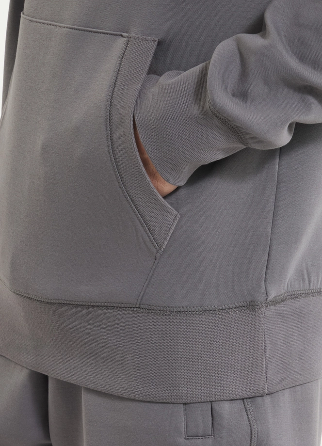 Bluza męska z kapturem Pitbull Pit Bull Sampson grafitowa szara