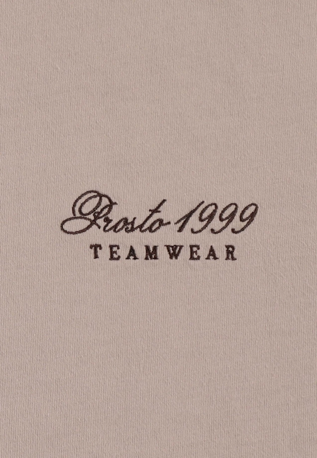 Koszulka męska t-shirt Prosto Team beżowa