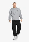 Bluza męska oversize Prosto Shield crewneck sprany szary