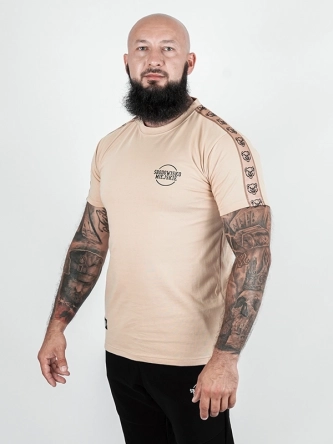 Koszulka męska t-shirt Środowisko Miejskie Classic Lampas beżowa