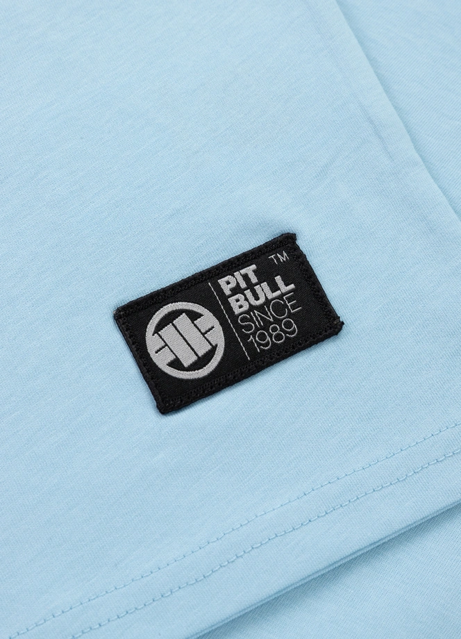 Koszulka męska T-Shirt Pit Bull Pitbull SD Stamp jasno niebieska