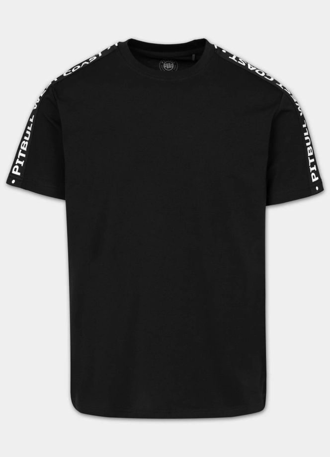 Koszulka męska T-Shirt Pitbull West Coast Tape czarna