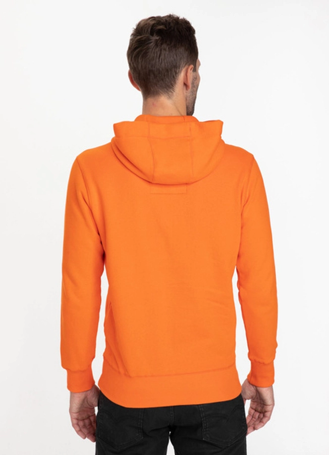 Bluza z kapturem Pit Bull Small Logo hooded orange