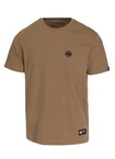 Koszulka męska T-Shirt Pitbull Small Logo brązowa