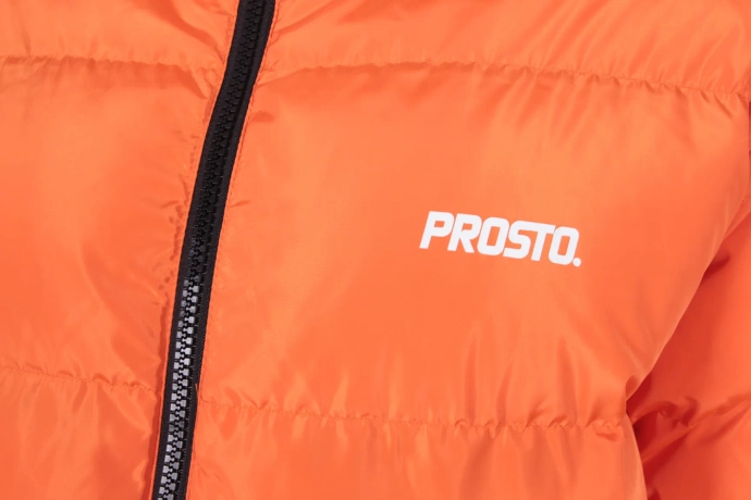 Kurtka zimowa męska Prosto Klasyk Adament pomarańczowa