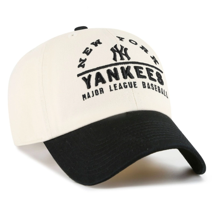 Czapka z daszkiem 47 Brand New York Yankees Windham Clean Up kremowa czarna