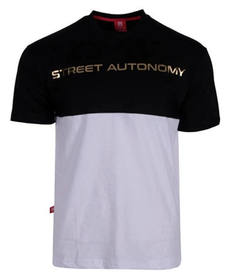 Koszulka t-shirt Street Autonomy Fifty black/white/gold