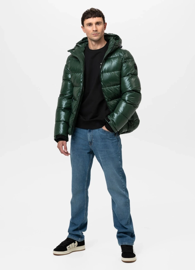 Kurtka zimowa męska Pit Bull Pepperwood butelkowa zieleń