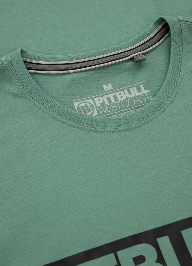 Koszulka męska T-Shirt Pit Bull Pitbull Hilltop 25 miętowa zielona