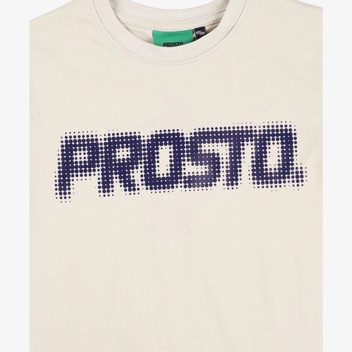 Koszulka t-shirt dziecięcy Prosto Kids Głośno beżowa