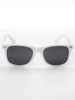 Okulary przeciwsłoneczne Jigga Wear Name Wayfarer biało/czarne