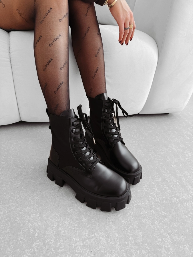 Buty damskie workery Olavoga Treakly czarne