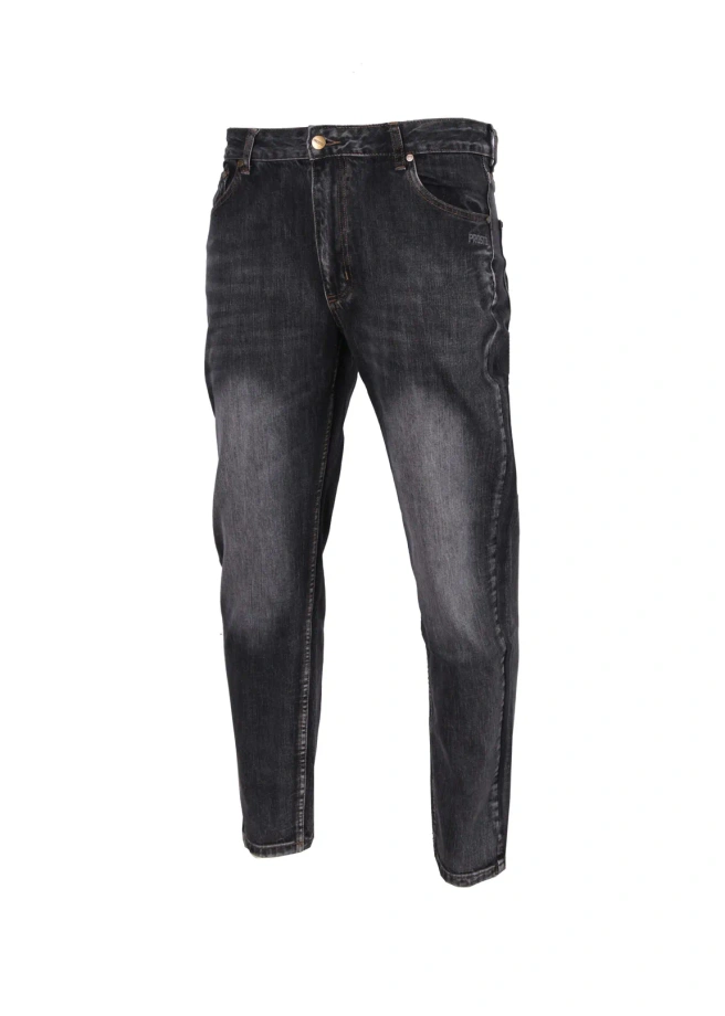Spodnie męskie jeans Prosto Klasyk Hopler szare