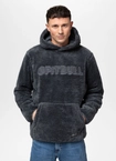 Bluza męska z kapturem Pit Bull Aragon grafitowa