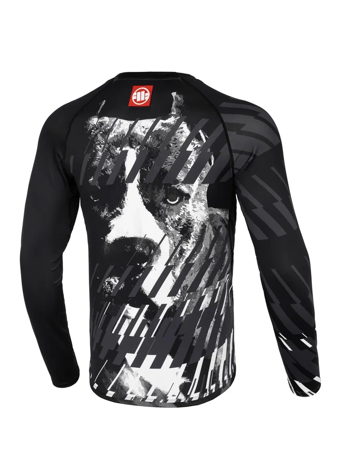 Koszulka rashguard Pit Bull Pitbull Longsleeve Street Dog 24 czarna