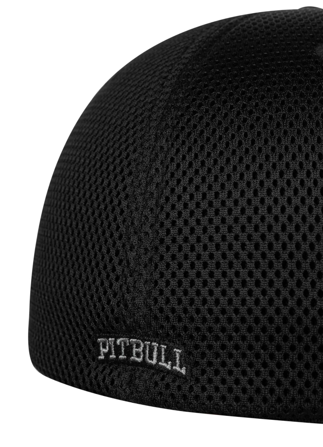 Czapka z daszkiem Full Cap Mesh Pit Bull Tyrian czarna
