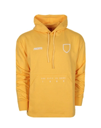 Bluza męska z kapturem Prosto Klasyk Article hoody żółta