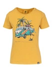 Koszulka damska T-shirt Pit Bull BeachBreak sprany żółty