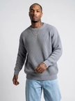 Sweter męski oversize Jigga Wear szary
