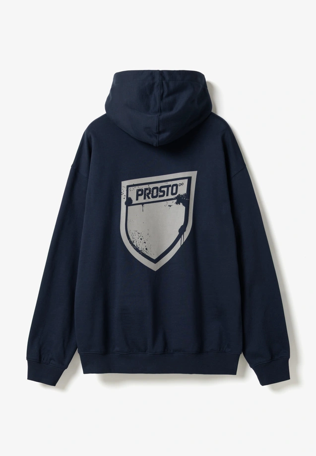 Bluza męska z kapturem Prosto Splash Shield granatowa