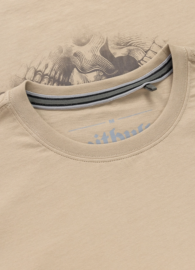 Koszulka męska T-Shirt Pitbull West Coast Guardian Angel beżowa