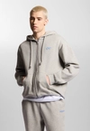 Bluza męska rozpinana z kapturem Prosto Infinity szara