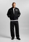Kurtka męska bomber oversize Prosto XXVTH Anniversary czarna