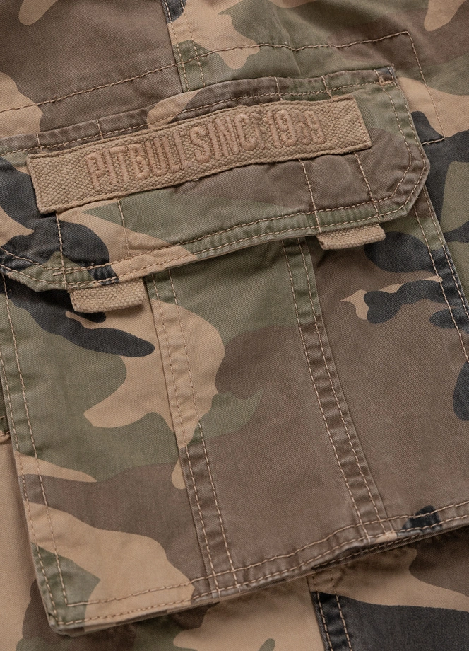 Spodenki szorty bojówki męskie Pitbull Volmer camo