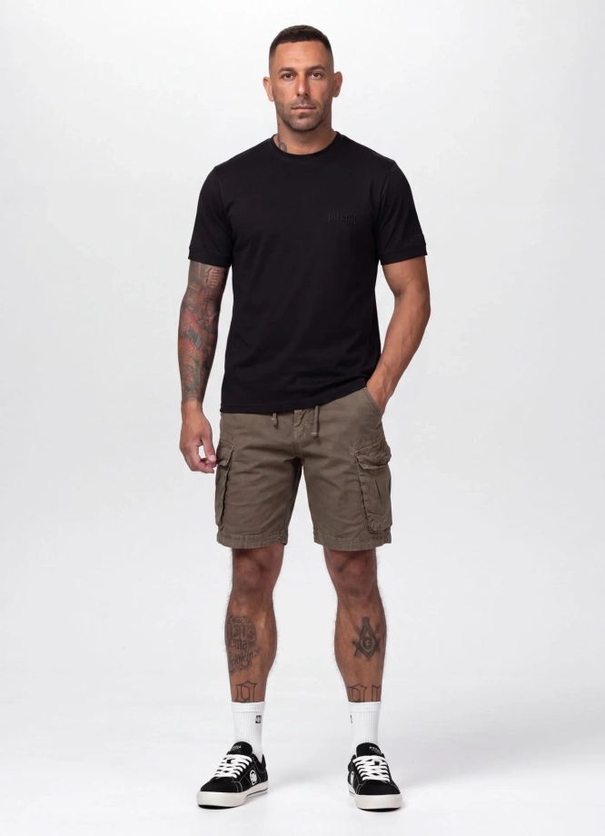 Koszulka męska T-Shirt Pitbull West Coast O'side Embro czarny