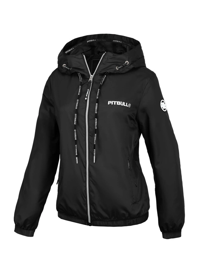 Kurtka wiosenna przejściowa damska Pit Bull Dahlia 2 Hooded Nylon Jacket czarna