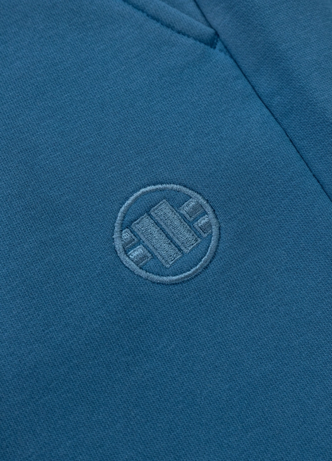 Komplet dresowy krótki Pitbull Pit Bull Lancaster 2 Washed ciemny niebieski