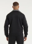 Bluza męska rozpinana Pit Bull Oldschool Tape Logo 26 czarna