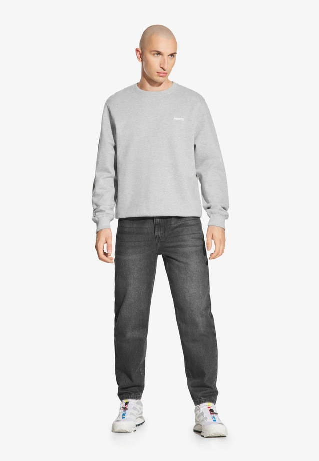 Bluza męska Prosto Infinity Logo crewneck szara